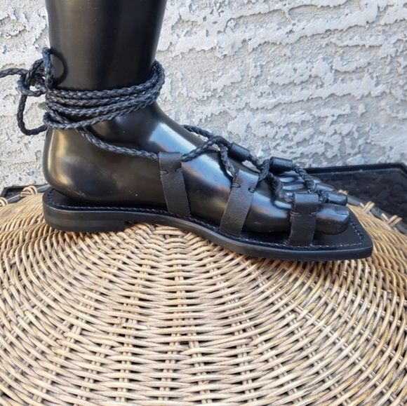 VIOLETA BY‎ MANGO Gladiator SANDALS - Picture 7 of 14